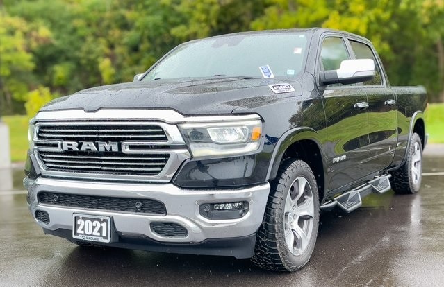 Used 2021 RAM Ram 1500 Pickup Laramie with VIN 1C6SRFRT9MN739527 for sale in Syracuse, NY