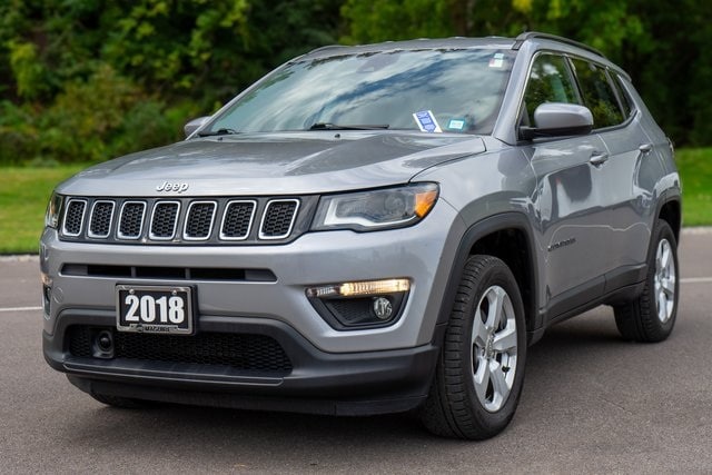 Used 2018 Jeep Compass Latitude with VIN 3C4NJDBB7JT372268 for sale in Syracuse, NY