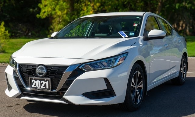 Used 2021 Nissan Sentra SV with VIN 3N1AB8CV3MY206769 for sale in Syracuse, NY