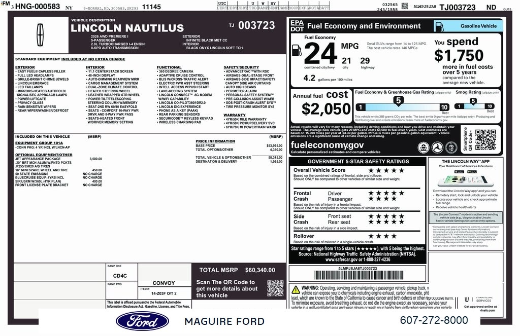 2026 Lincoln Nautilus Premiere's photo