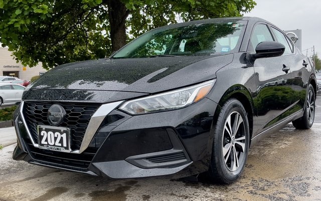 Used 2021 Nissan Sentra SV with VIN 3N1AB8CV5MY319056 for sale in Syracuse, NY