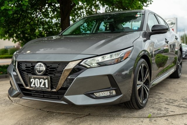 Used 2021 Nissan Sentra SR with VIN 3N1AB8DV9MY288649 for sale in Syracuse, NY