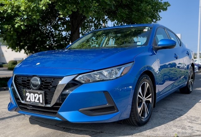 Used 2021 Nissan Sentra SV with VIN 3N1AB8CV2MY287053 for sale in Syracuse, NY