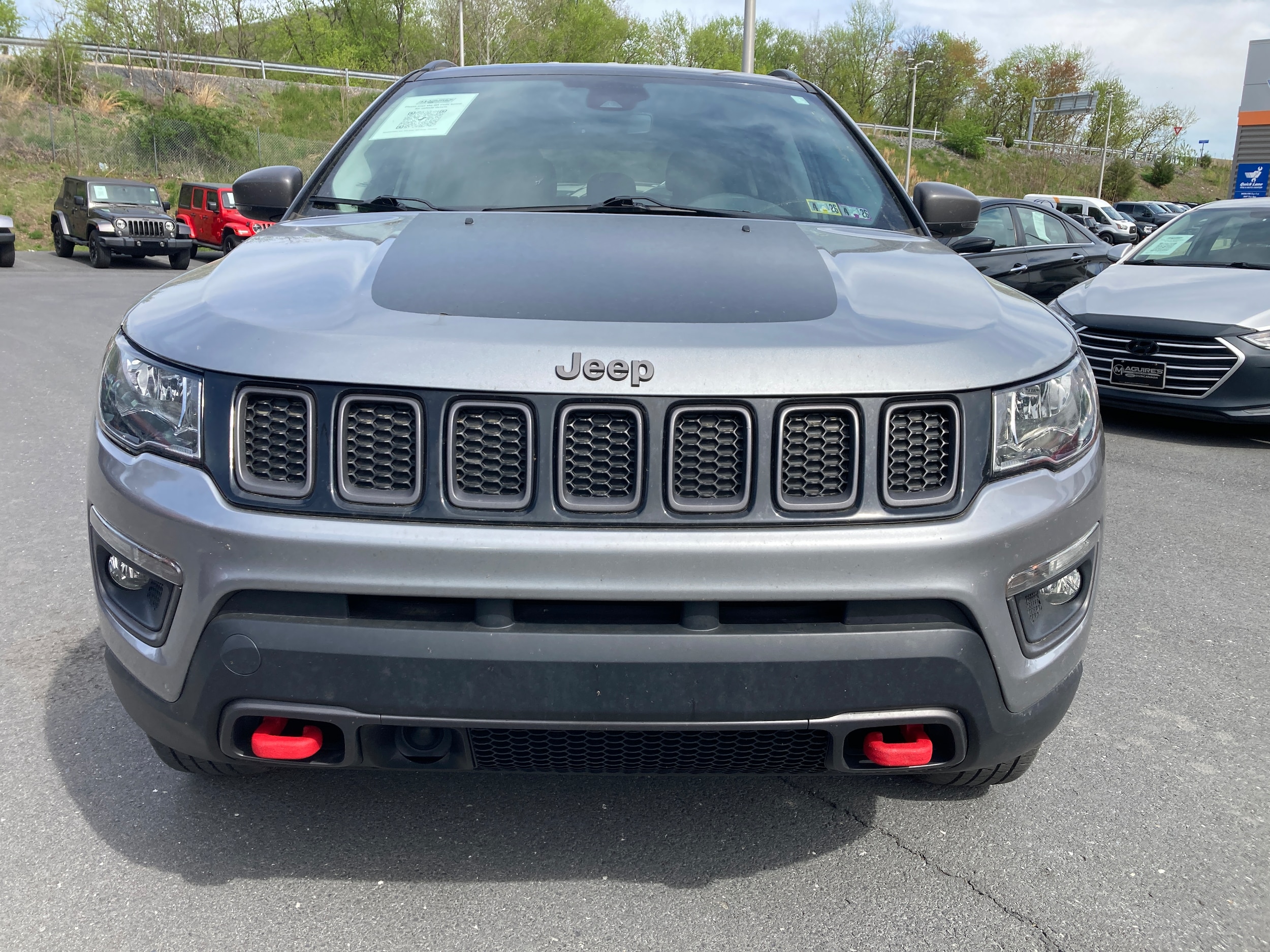 Certified 2021 Jeep Compass Trailhawk with VIN 3C4NJDDB9MT552353 for sale in Duncannon, PA