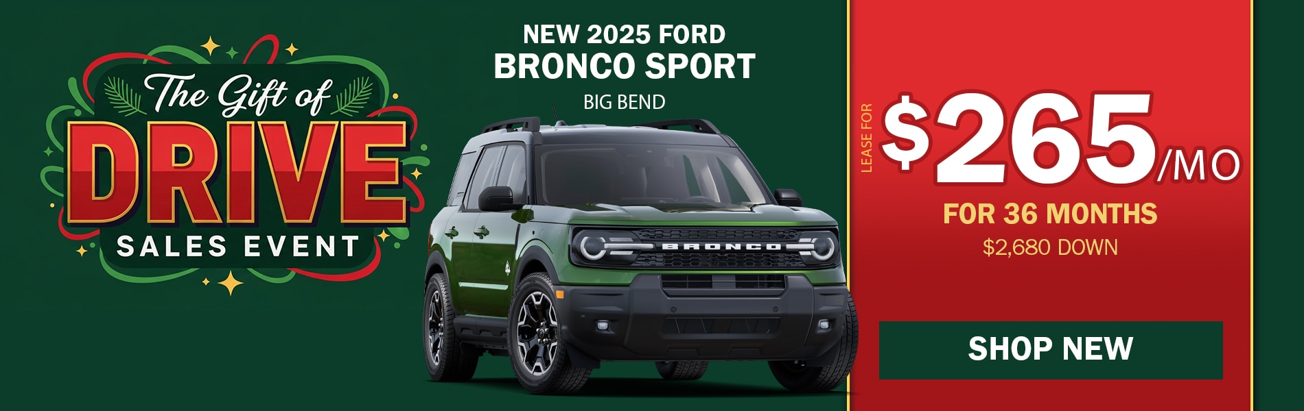 New 2025 Ford Bronco Sport Big Bend