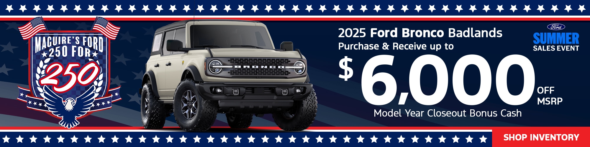 New 2025 Ford Bronco Badlands