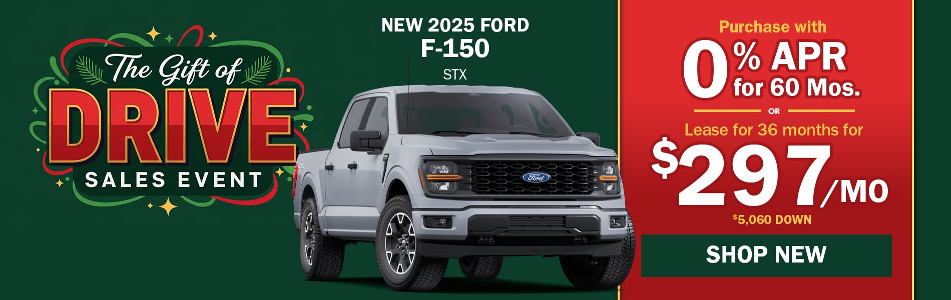New 2025 Ford F-150 STX Super Crew Cab