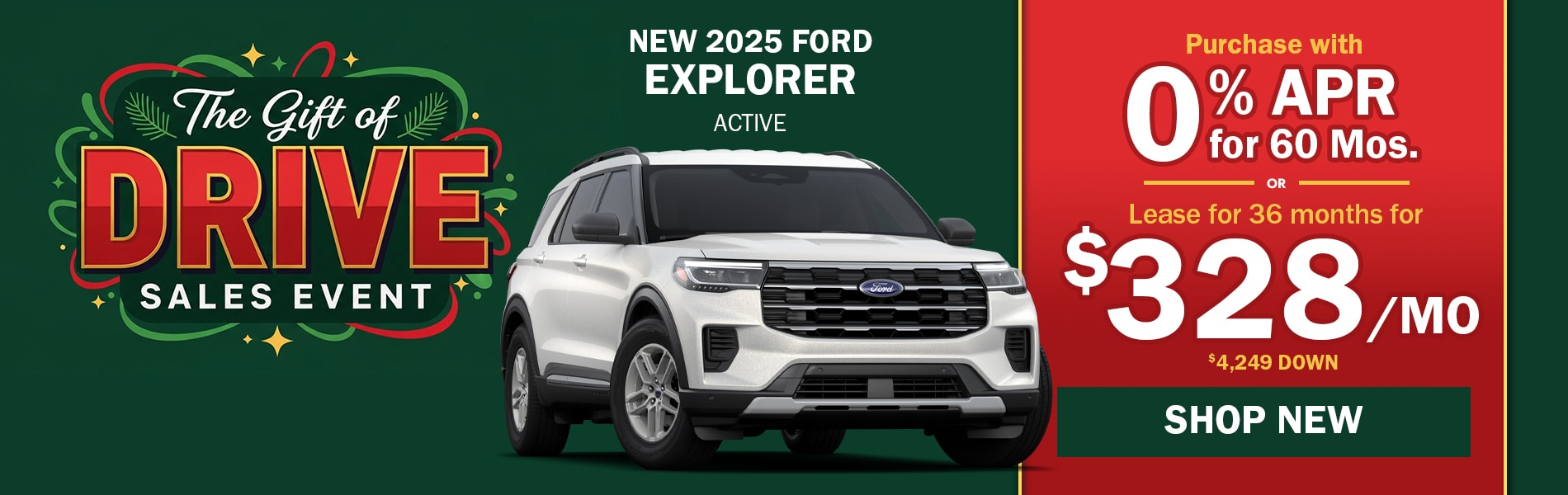 New 2025 Ford Explorer Active 4WD