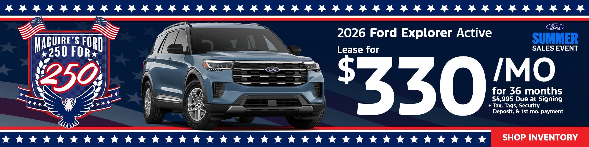 New 2026 Ford Explorer Active