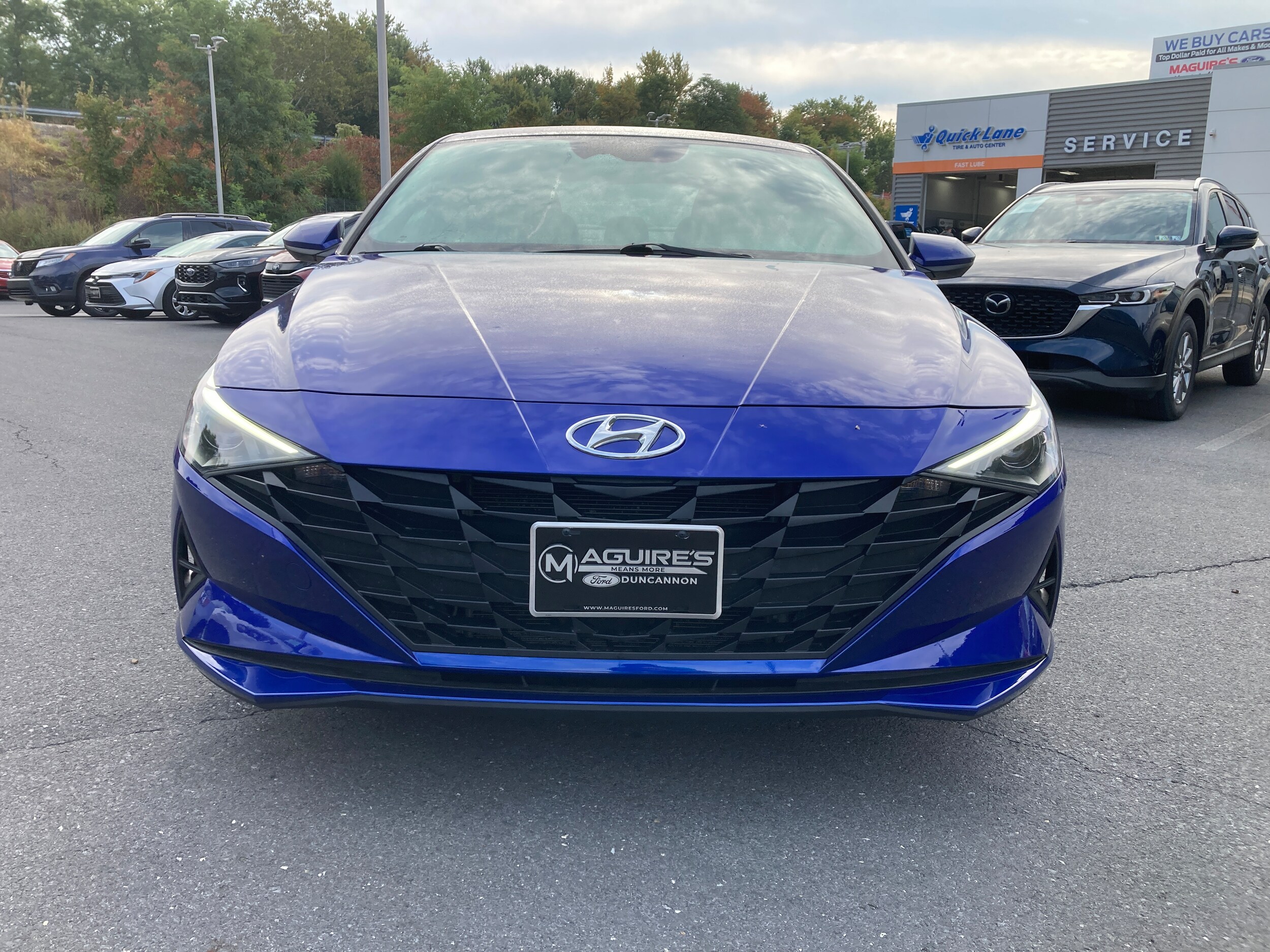 2023 Hyundai Elantra Blue photo 2
