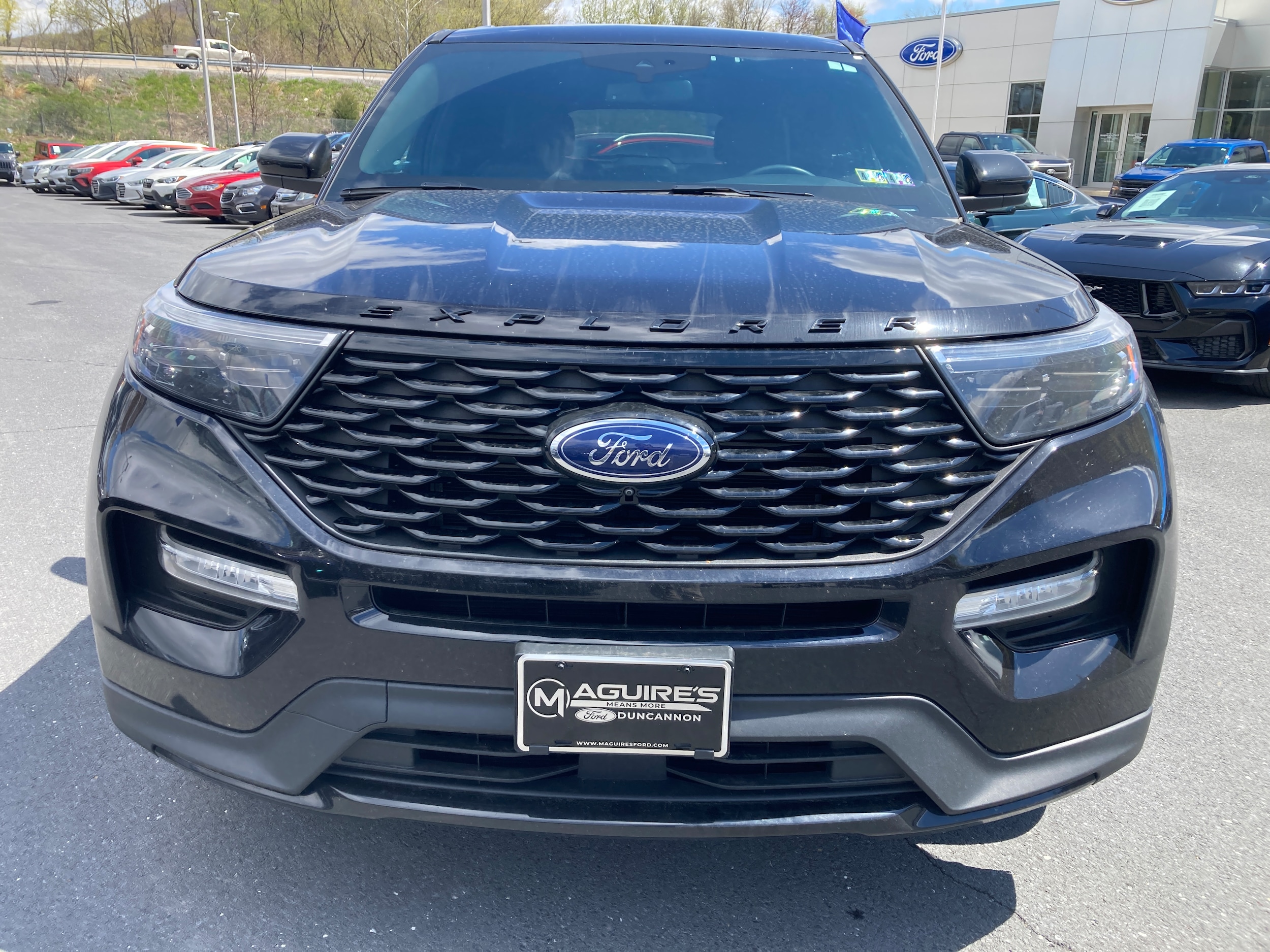 Certified 2022 Ford Explorer ST-LINE with VIN 1FMSK8KH8NGB13144 for sale in Duncannon, PA