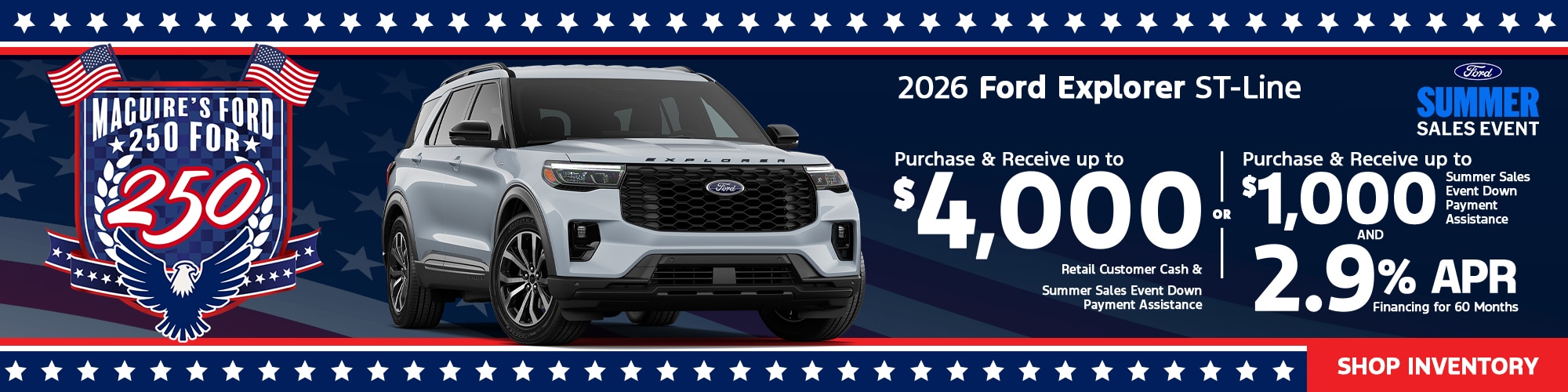New 2026 Ford Explorer ST-Line