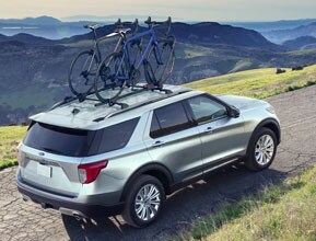 2022 ford explorer outfitters bike yakima frontloader