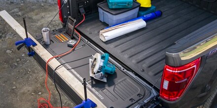 tailgate work surface