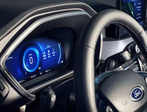 12 3-inch digital instrument cluster