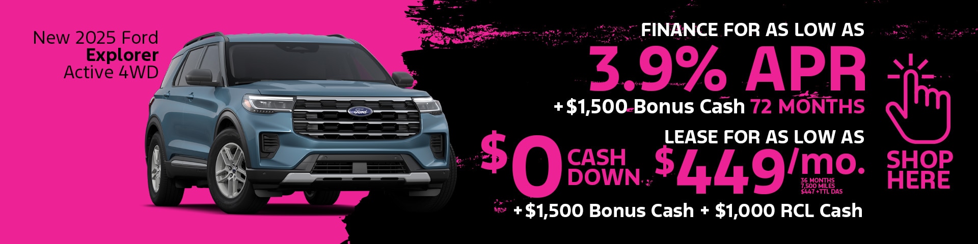 New 2025 Ford Explorer Active 4WD