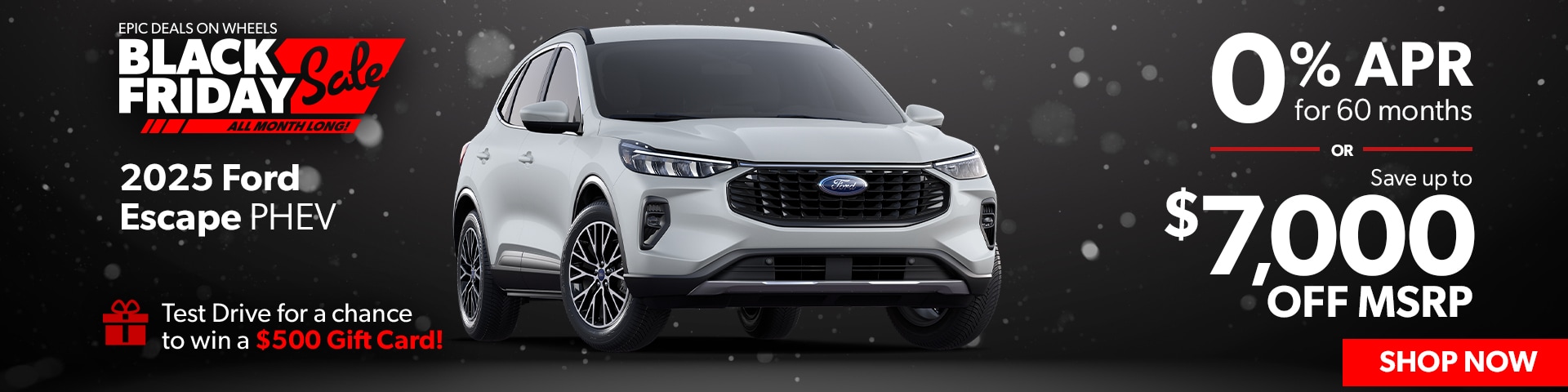 New 2025 Ford Escape PHEV FWD