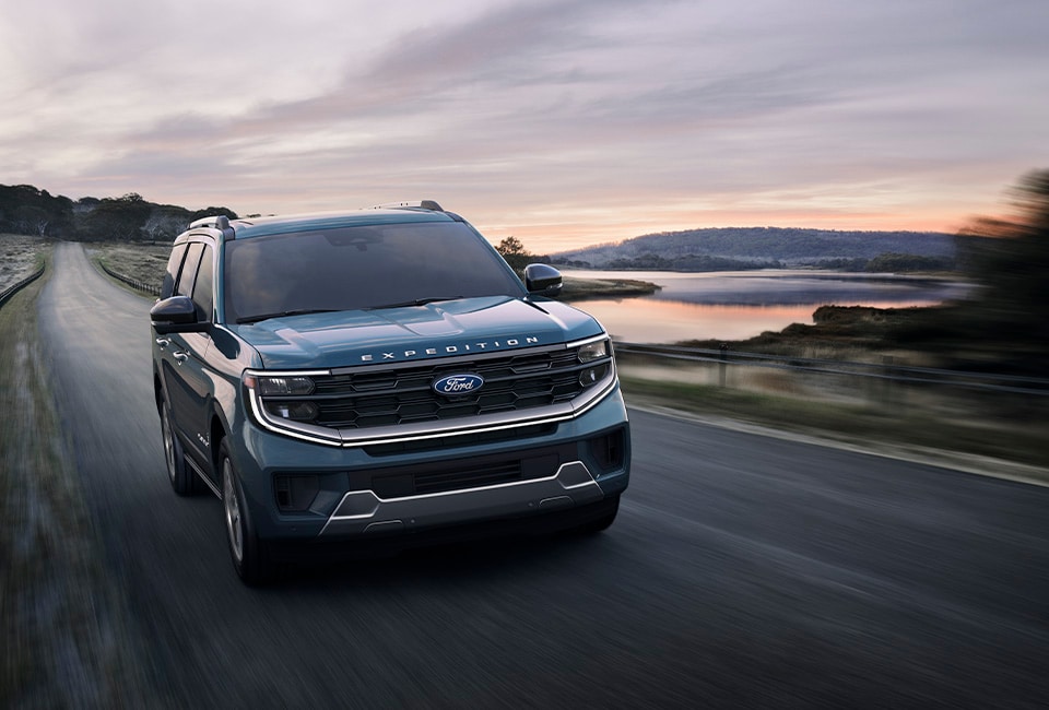 2025 Ford Expedition driving down the road