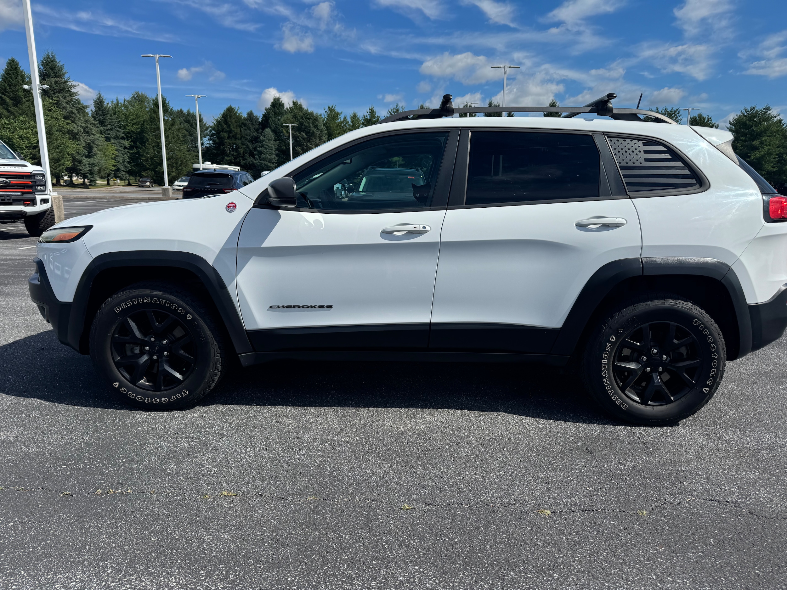 Used 2016 Jeep Cherokee Trailhawk with VIN 1C4PJMBS2GW111187 for sale in Palmyra, PA
