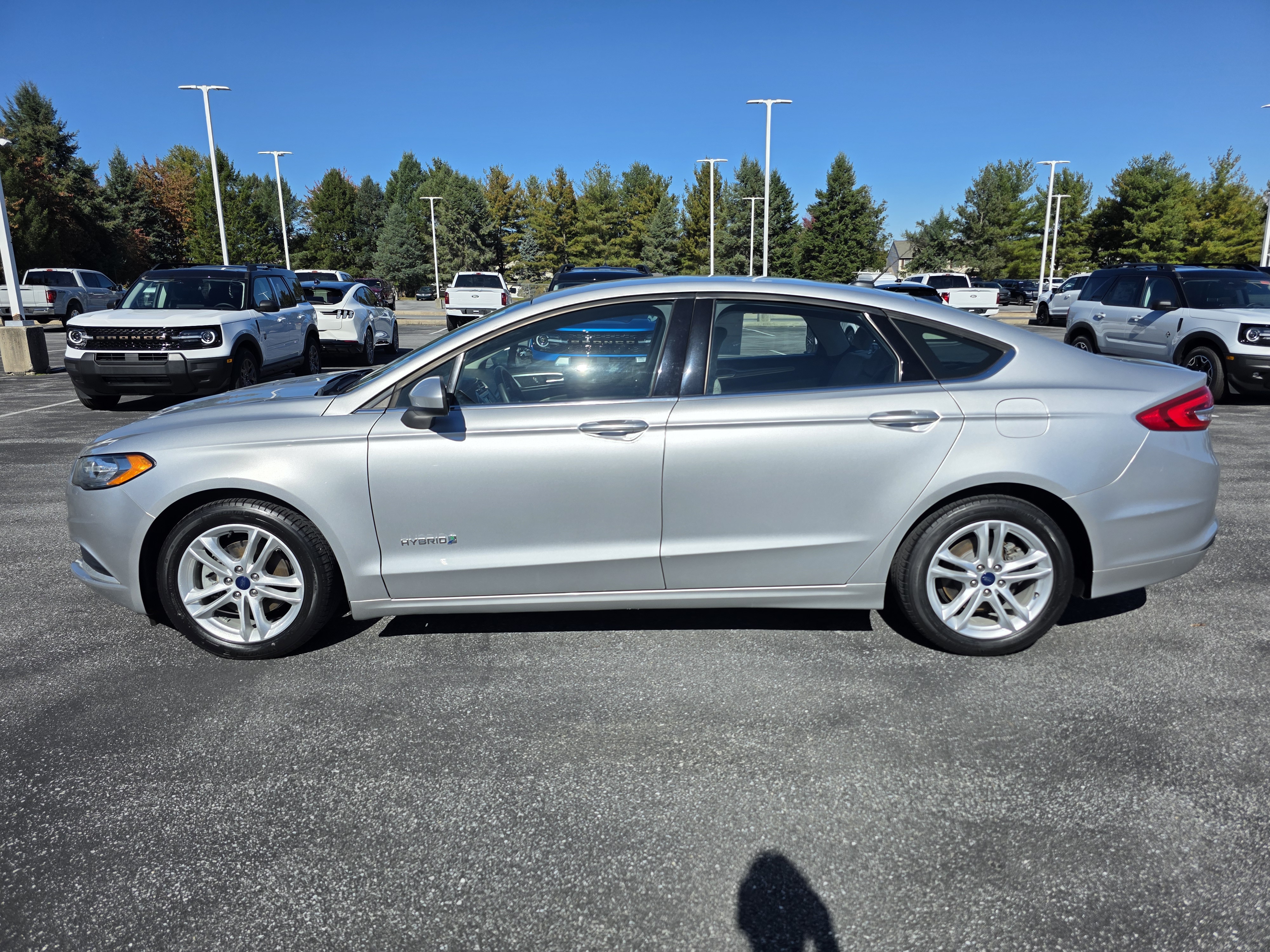 Certified 2018 Ford Fusion Hybrid S with VIN 3FA6P0UU8JR235823 for sale in Palmyra, PA
