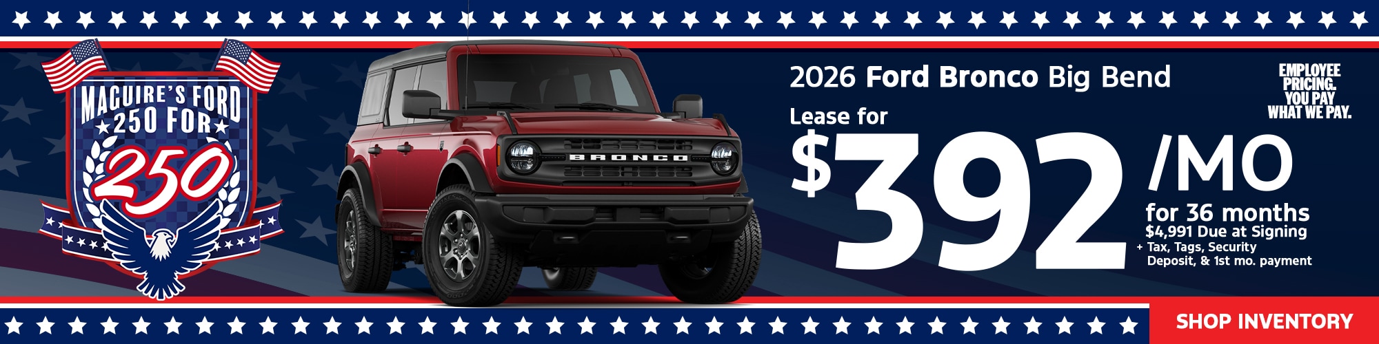 New 2026 Ford Bronco Big Bend
