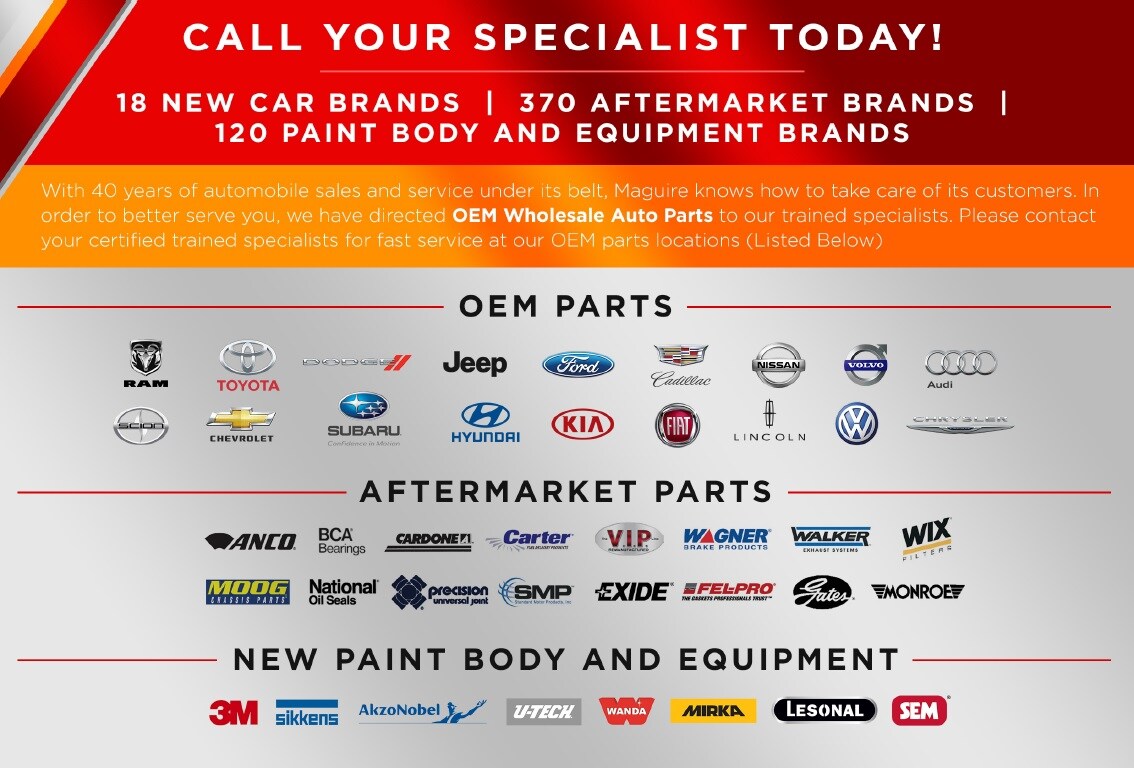 Wholesale Parts Center Maguire Toyota of Ithaca