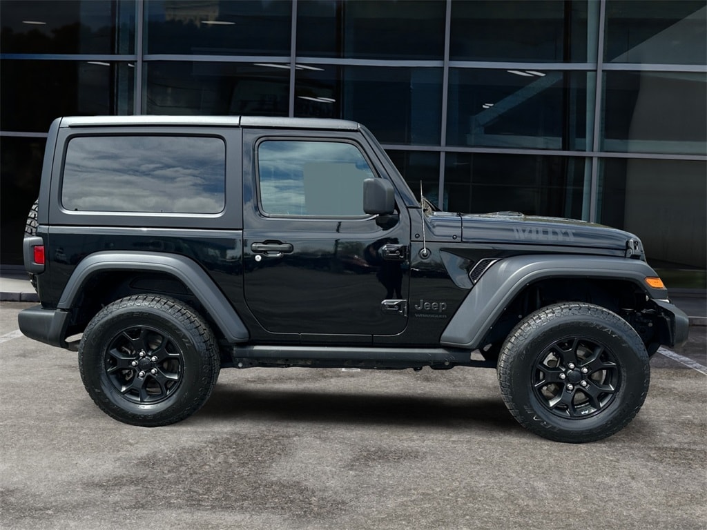 Used 2021 Jeep Wrangler Willys Sport with VIN 1C4GJXAN5MW672265 for sale in Grand Island, NY