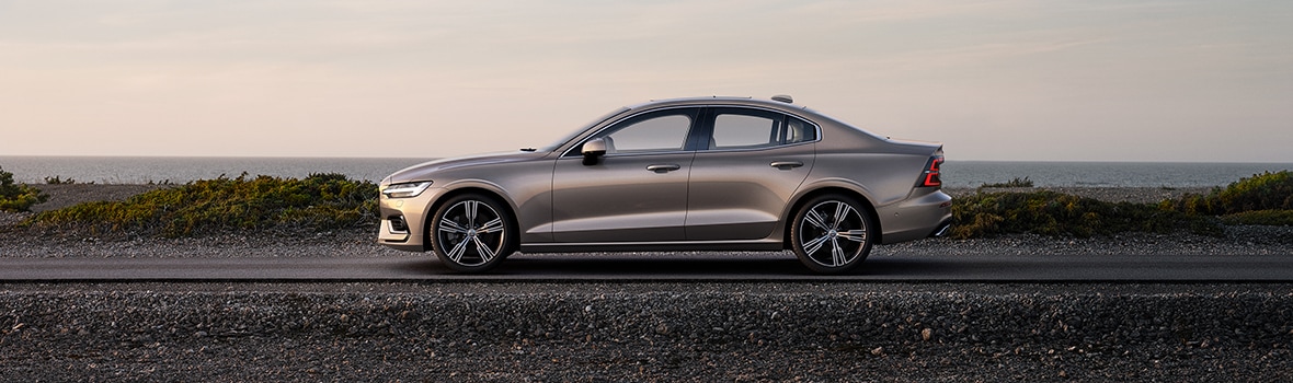 Volvo S60 with a beach location
