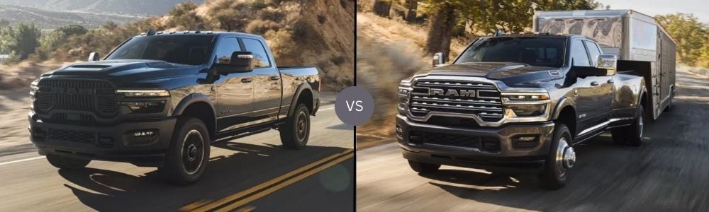 Compare 2026 RAM 2500 vs. 2026 RAM 3500