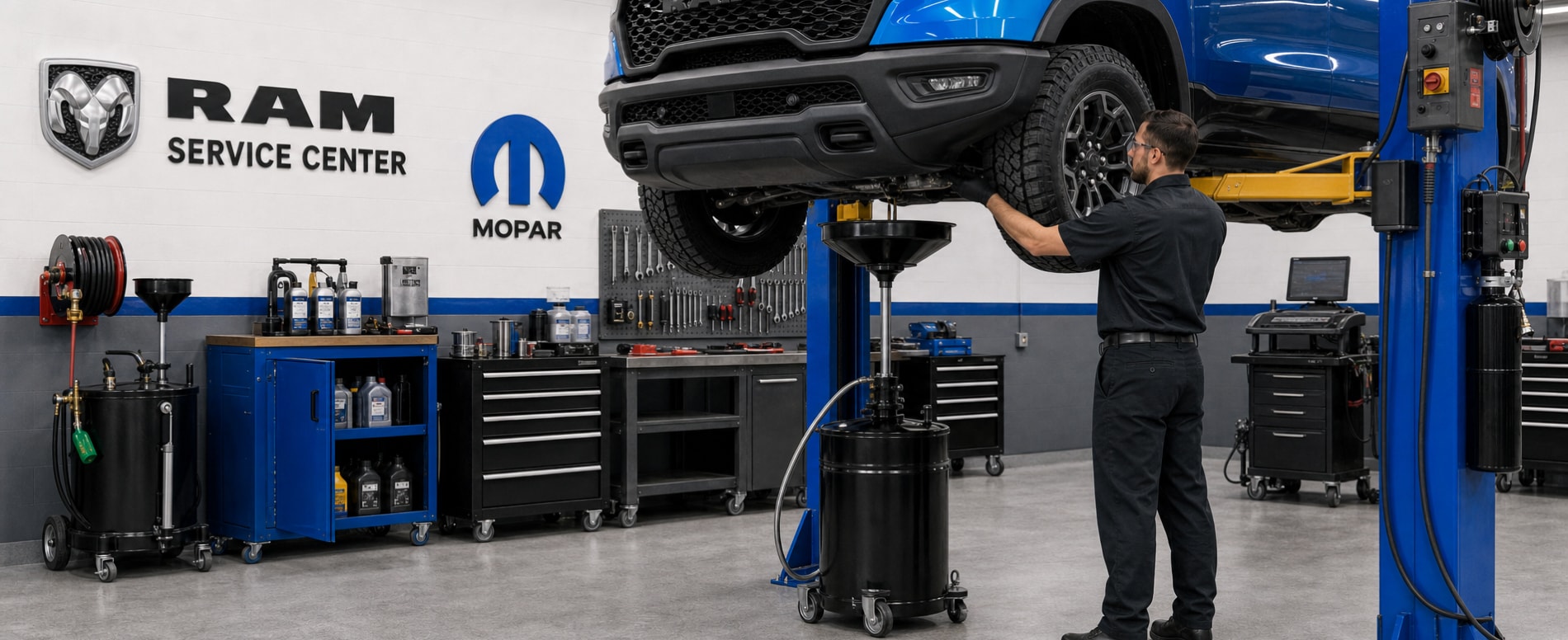 Ram Chassis Cab Oil Change service at Mahon CDJR — serving Brevard, Asheville, Hendersonville, Fletcher, and Cherokee NC