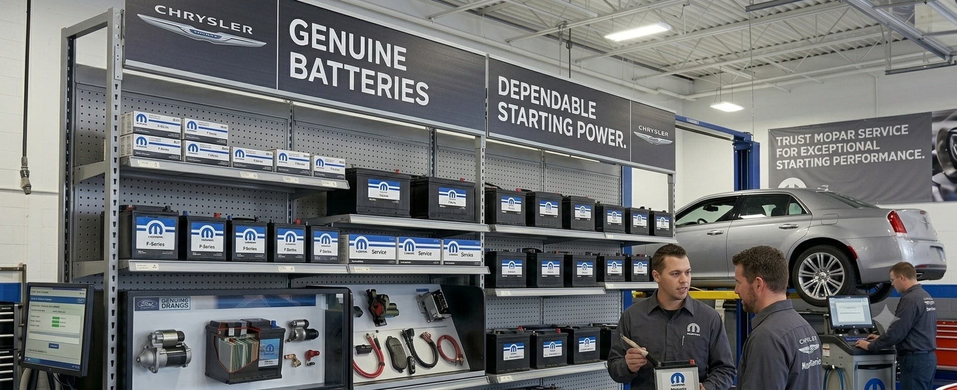 Chrysler Pacifica Battery Service service at Mahon CDJR — serving Brevard, Asheville, Hendersonville, Fletcher, and Cherokee NC