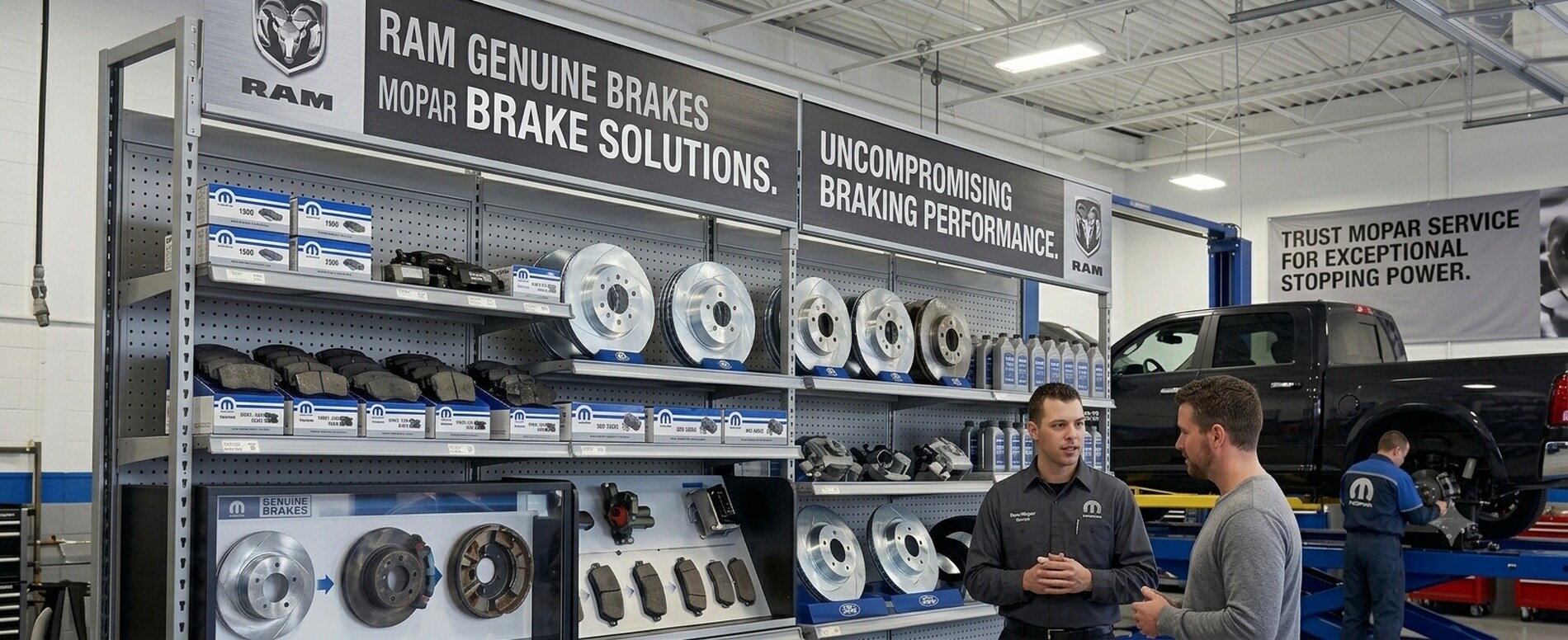 Ram Brake Service service at Mahon CDJR — serving Brevard, Asheville, Hendersonville, Fletcher, and Cherokee NC