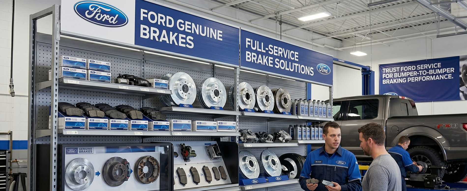Ford brake service at Mahon Ford in Brevard NC