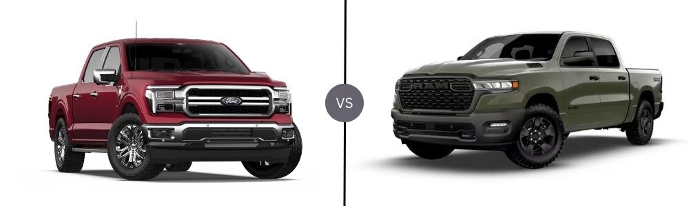 Compare the 2026 Ford F-150 vs. 2026 RAM 1500