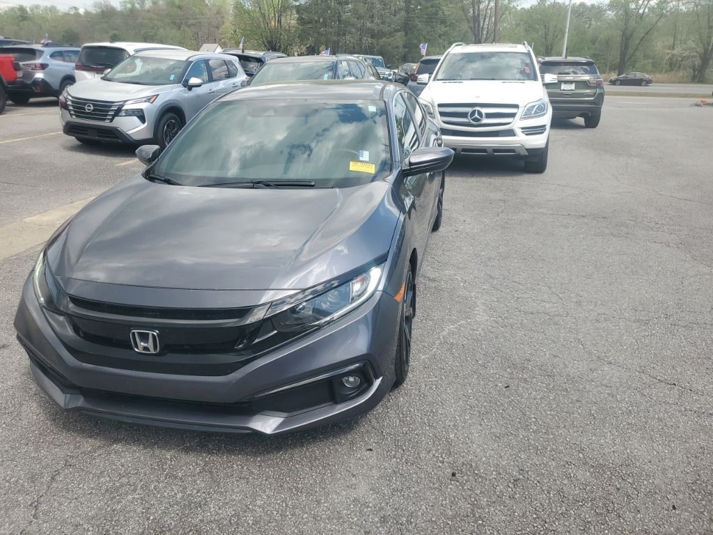 Used 2020 Honda Civic Sport with VIN 2HGFC2F82LH590908 for sale in Brevard, NC