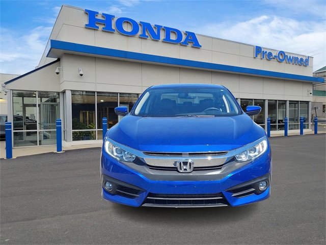 Used 2018 Honda Civic EX-L with VIN 2HGFC1F77JH645514 for sale in Mahwah, NJ