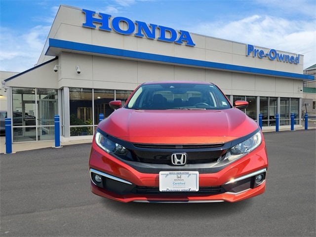 Certified 2020 Honda Civic EX-L with VIN 19XFC1F72LE209781 for sale in Mahwah, NJ