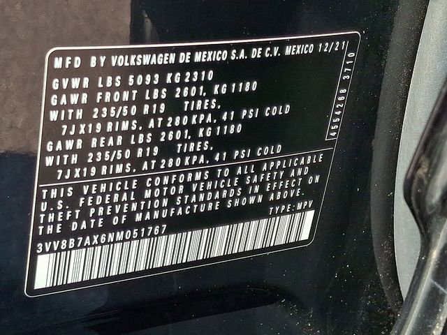 2022 Volkswagen Tiguan SE R-LINE BLACK - Photo 27