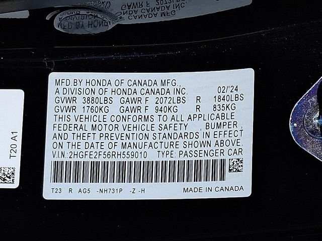 2024 Honda Civic Sport - Photo 28
