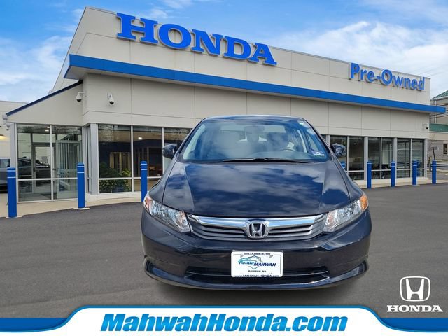 Used 2012 Honda Civic LX with VIN 19XFB2F50CE321292 for sale in Mahwah, NJ