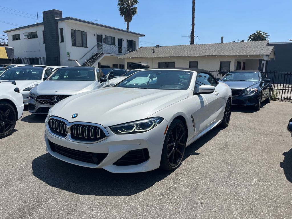 Mineral White Metallic 2023 BMW 8 Series 840i Convertible RWD Convertible Rear-Wheel Drive 8-Speed Automatic