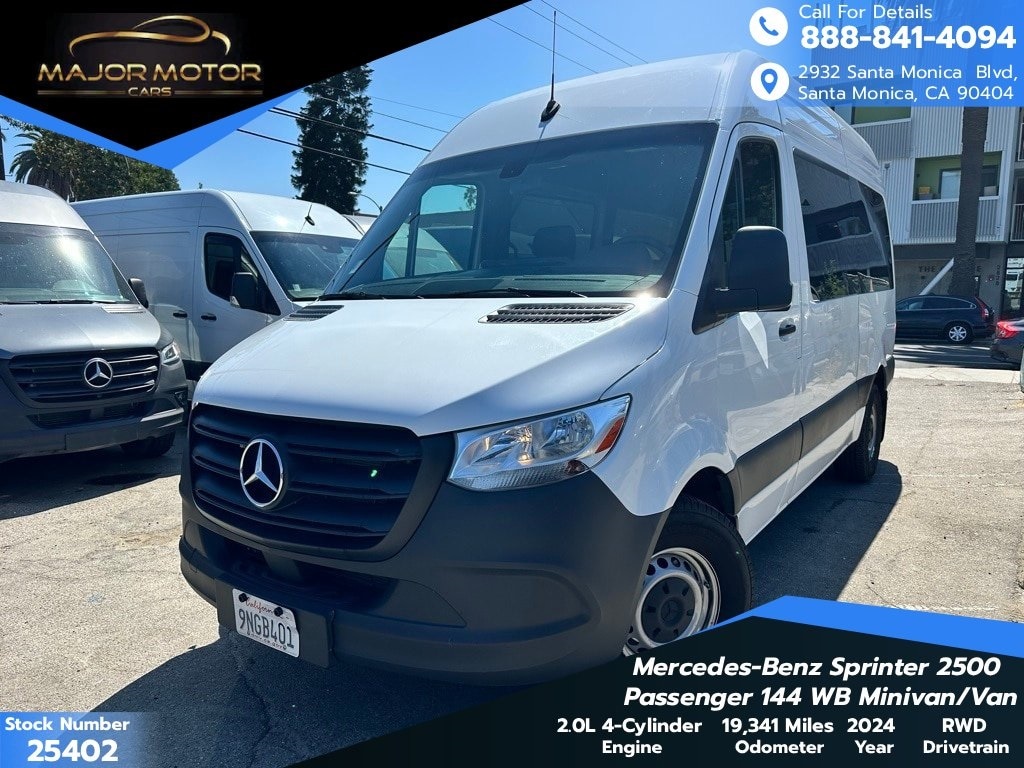 Used 2024 Mercedes-Benz Sprinter 2500 Passenger 144 WB Minivan/Van