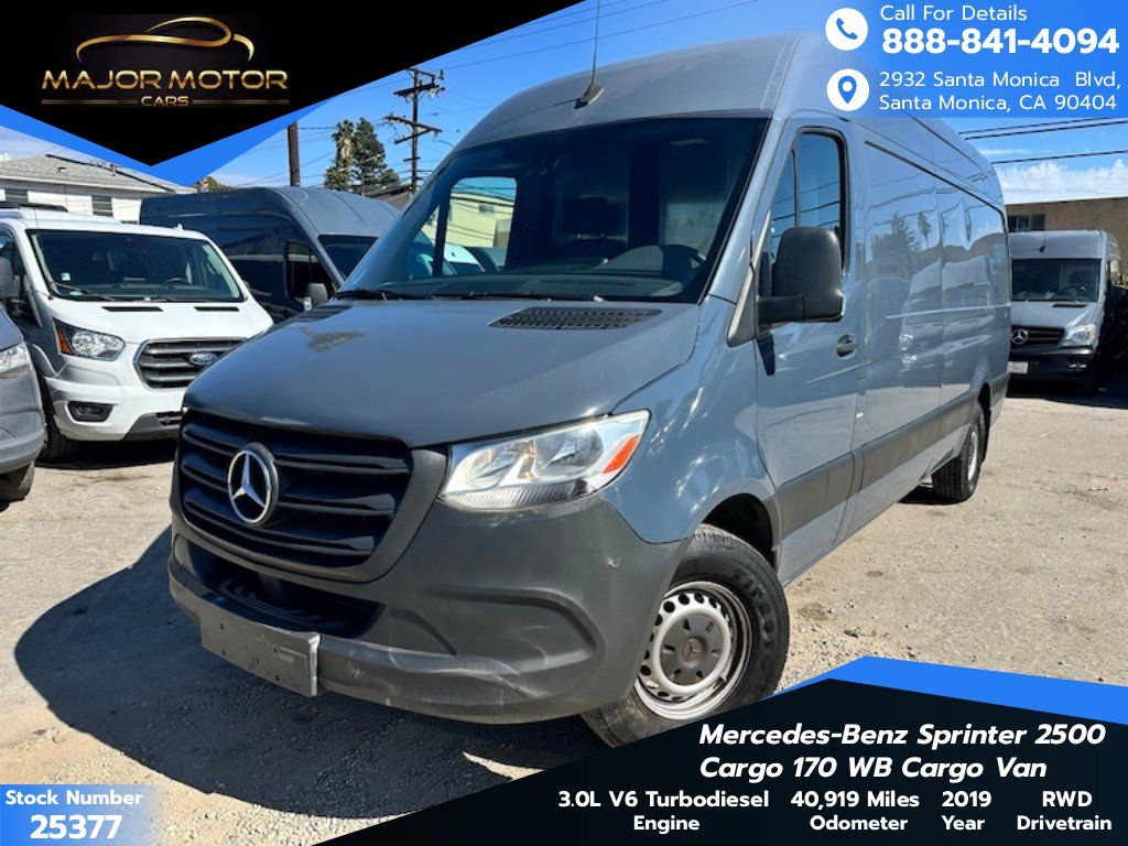 2019 Mercedes-Benz Sprinter 3500 170 V6 High Roof Crew Van RWD