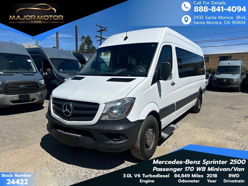 Used 2018 Mercedes-Benz Sprinter 2500 Passenger 170 WB Minivan/Van