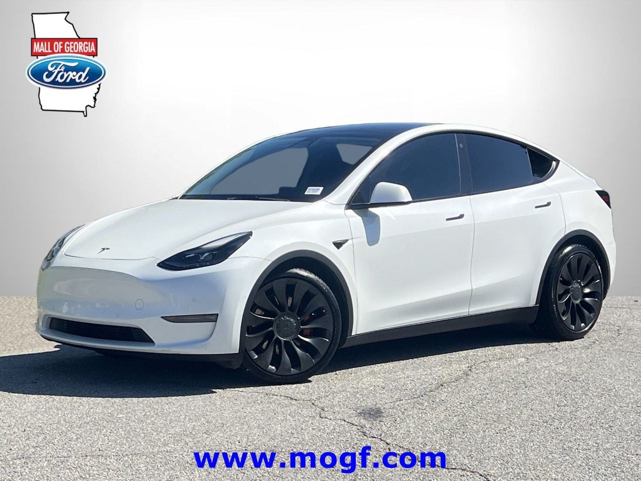 Used 2022 Tesla Model Y Performance with VIN 7SAYGDEFXNF372251 for sale in Sugar Hill, GA