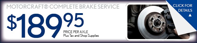 Motorcraft Brake Service Coupon, Buford