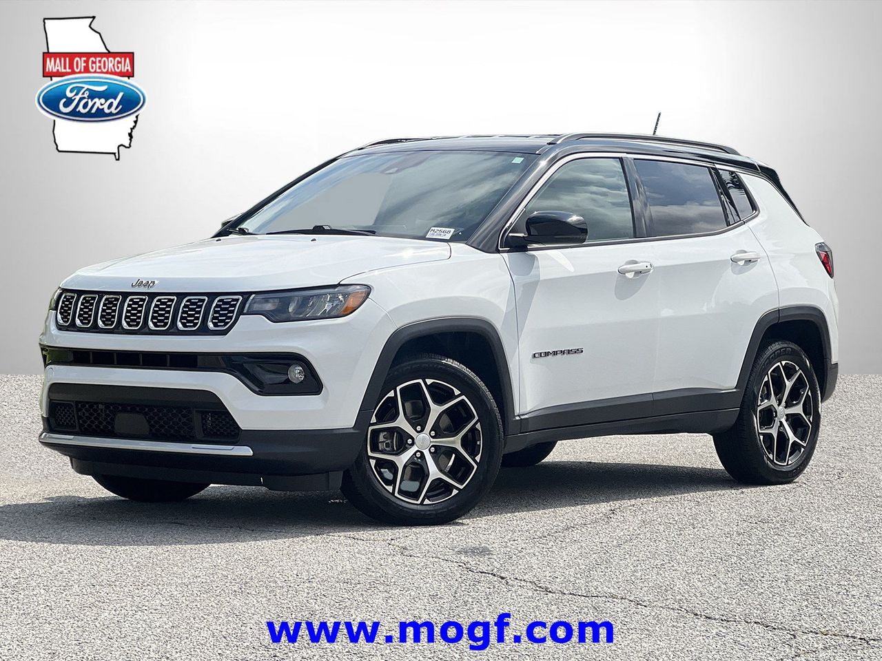 Bright White Clearcoat 2024 Jeep Compass SUV / Crossover Four-Wheel Drive 8-Speed Automatic