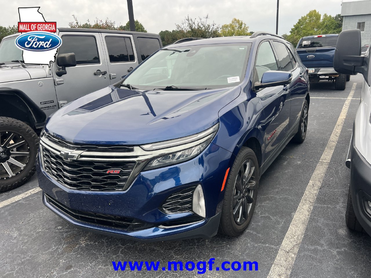 Blue Glow Metallic 2022 Chevrolet Equinox SUV / Crossover Front-Wheel Drive 6-Speed Automatic Overdrive