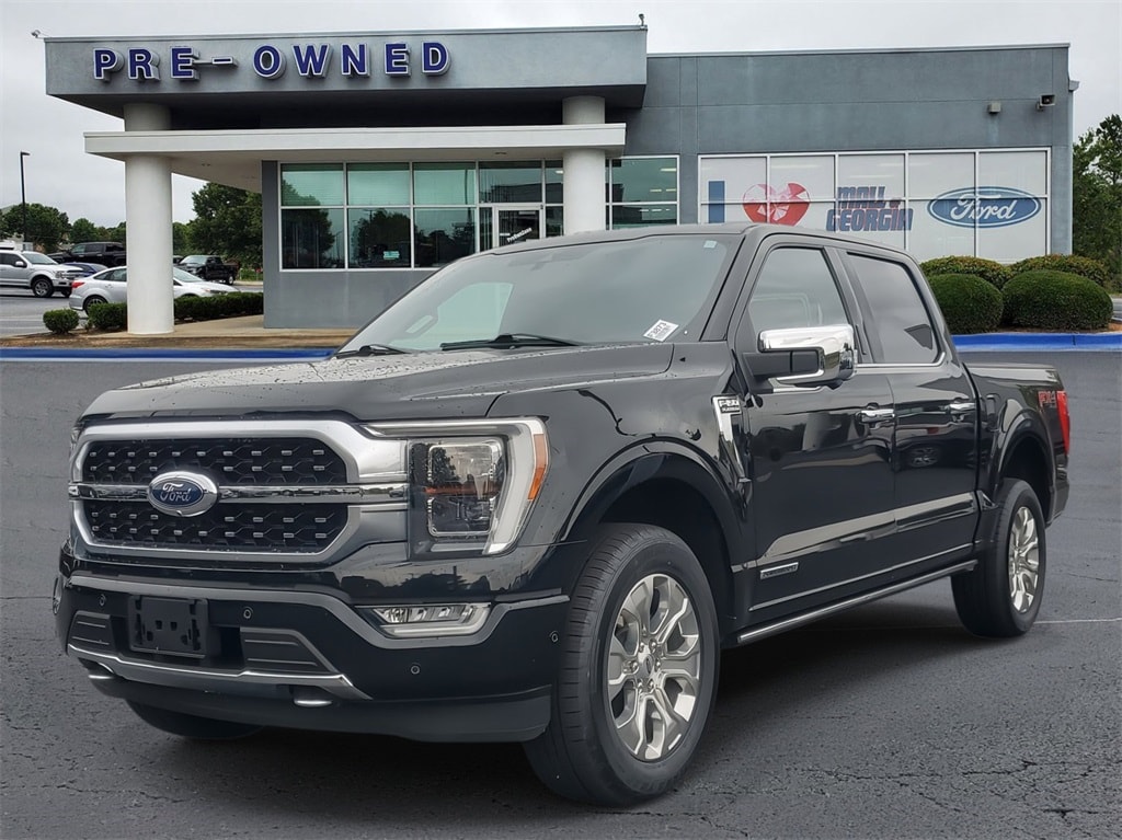 Certified 2021 Ford F-150 Platinum with VIN 1FTFW1ED8MFB98310 for sale in Buford, GA