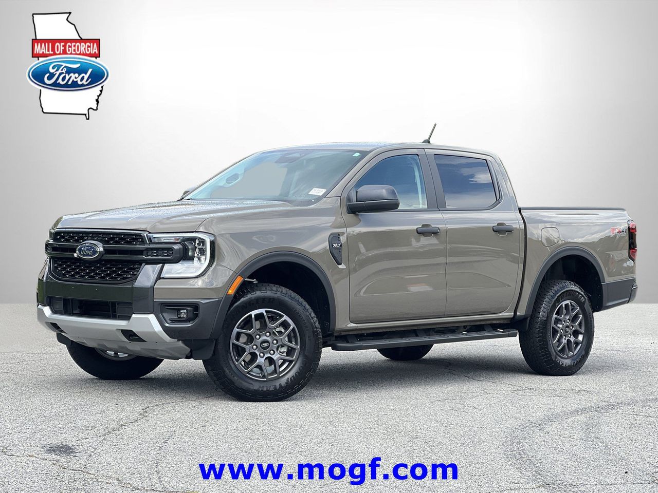 Pewter 2025 Ford Ranger Pickup Truck Four-Wheel Drive Automatic